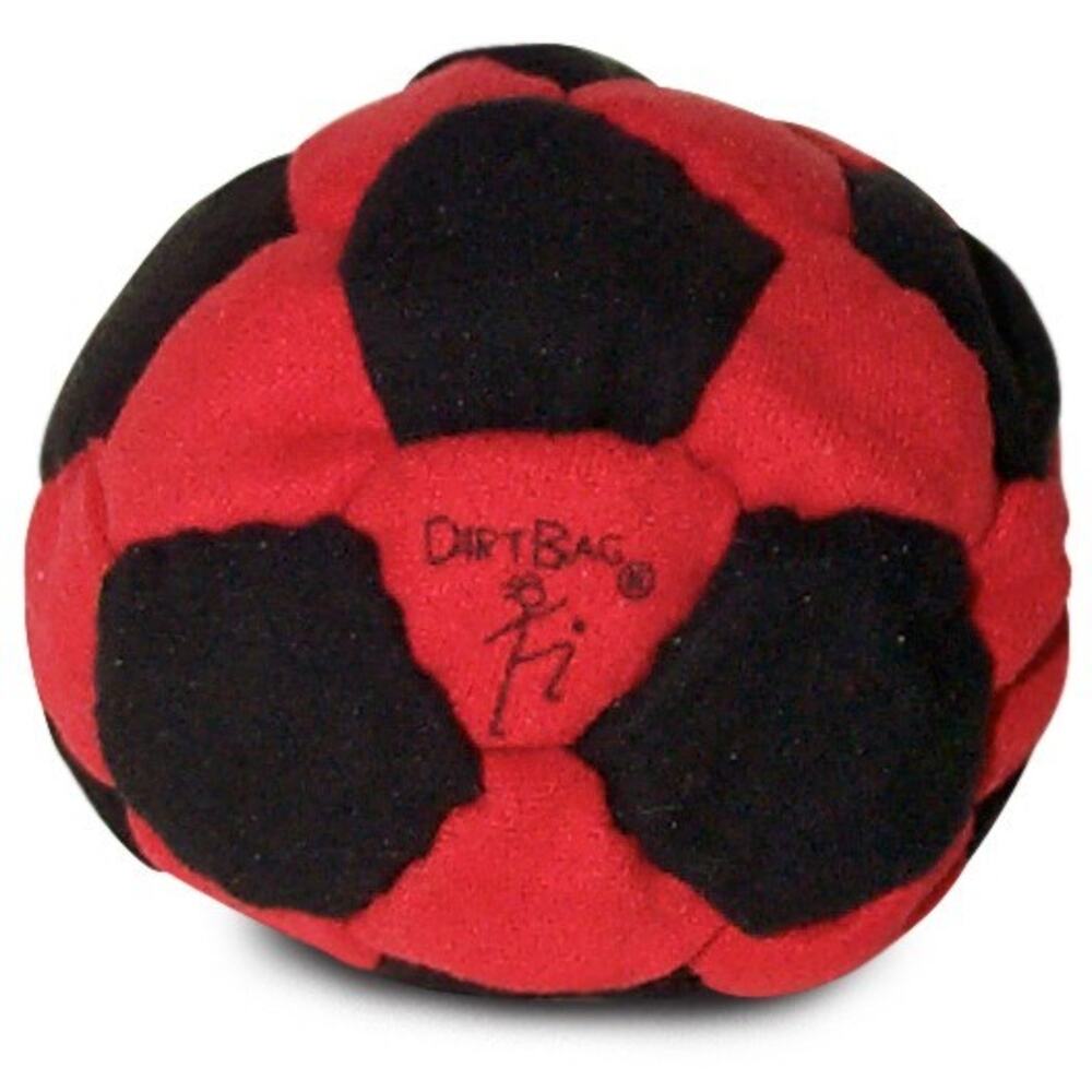 🔥World Footbag Dirtbag 32 Hacky Sack RED/BLACK BNWT🔥